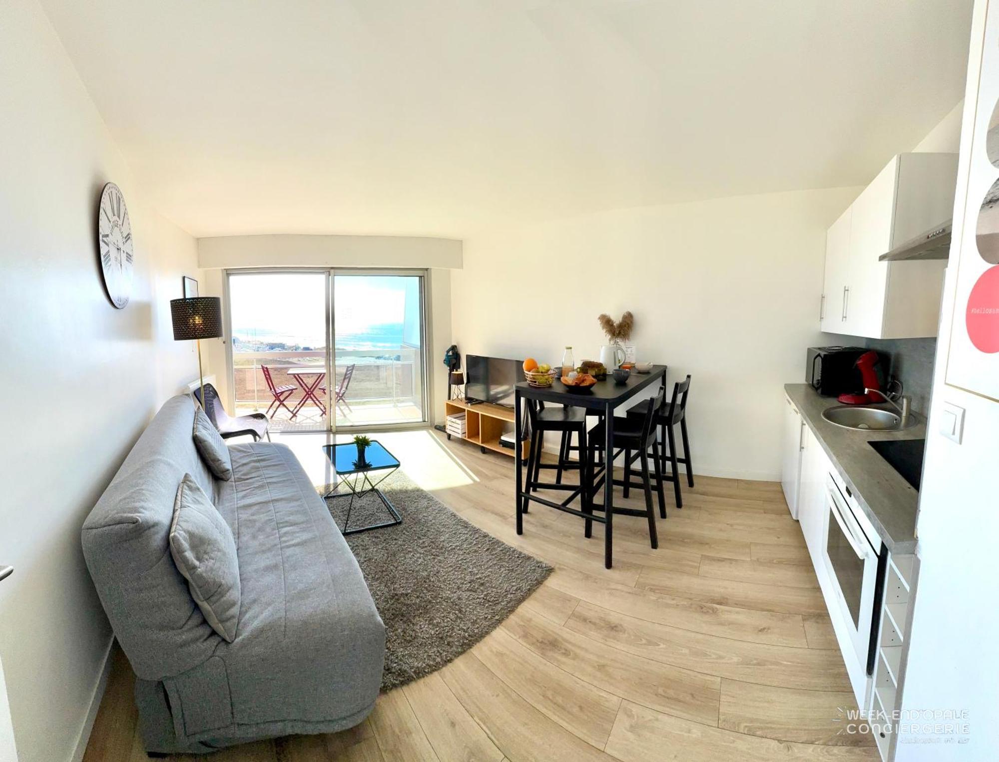 Appartement Vue Mer Au Pied De La Plage De Merlimont Exterior photo