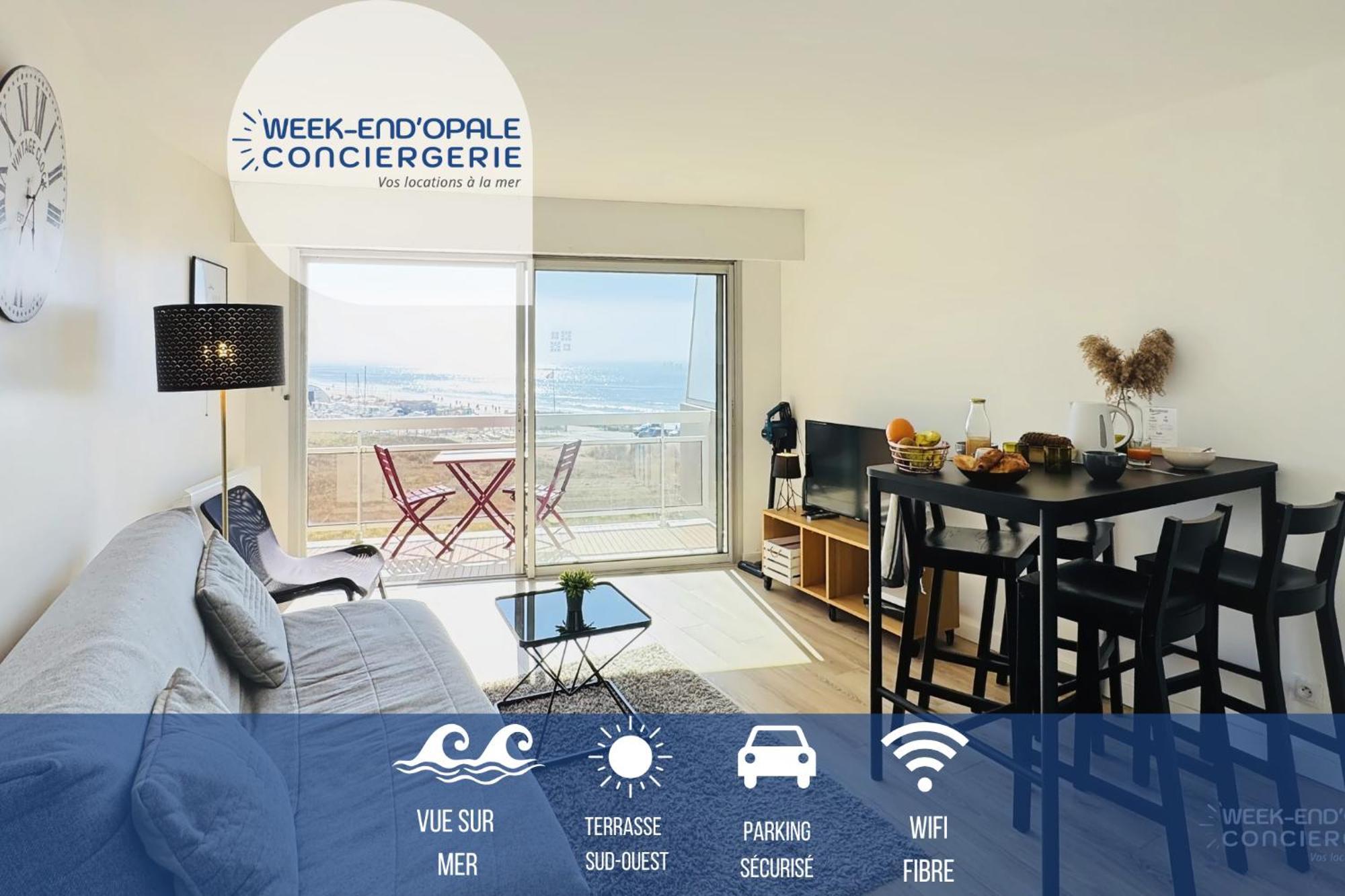 Appartement Vue Mer Au Pied De La Plage De Merlimont Exterior photo