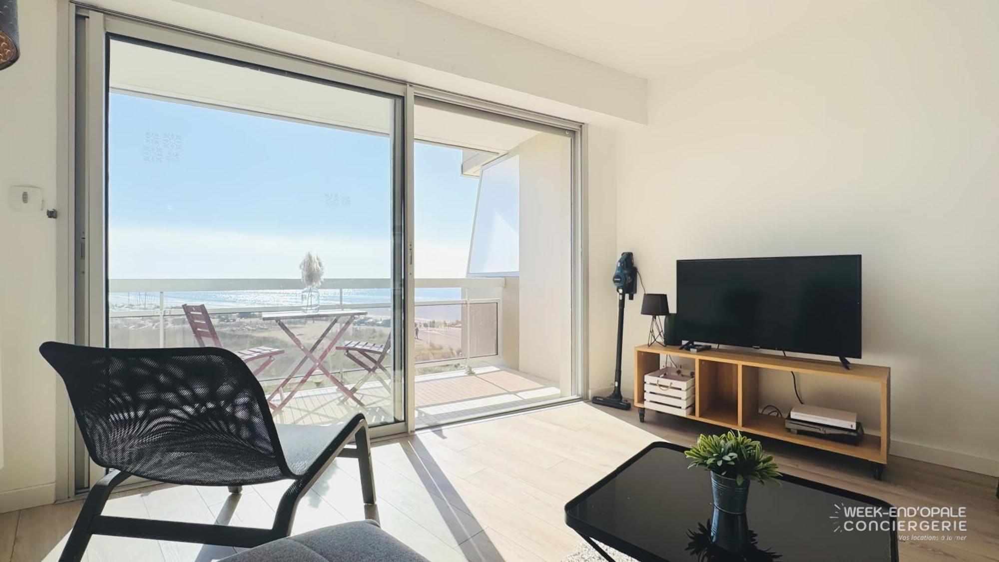 Appartement Vue Mer Au Pied De La Plage De Merlimont Exterior photo