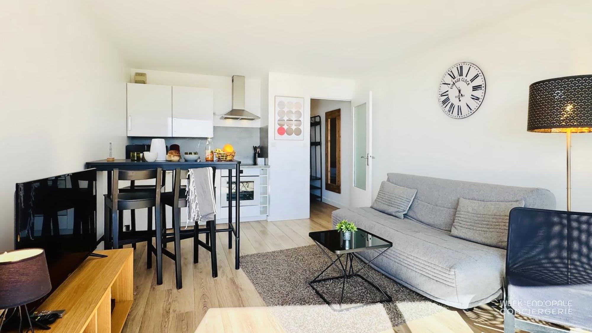 Appartement Vue Mer Au Pied De La Plage De Merlimont Exterior photo